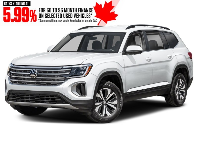 2025 Volkswagen Atlas Comfortline 2.0 TSI 4MOTION Pure White  Shot 1