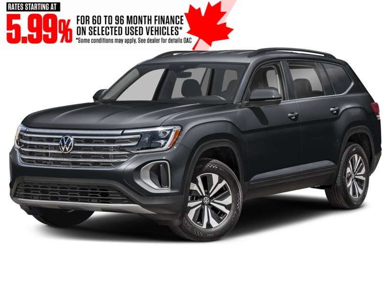 2024 Volkswagen Atlas Comfortline 2.0 TSI 4MOTION Deep Black Pearl  Shot 7