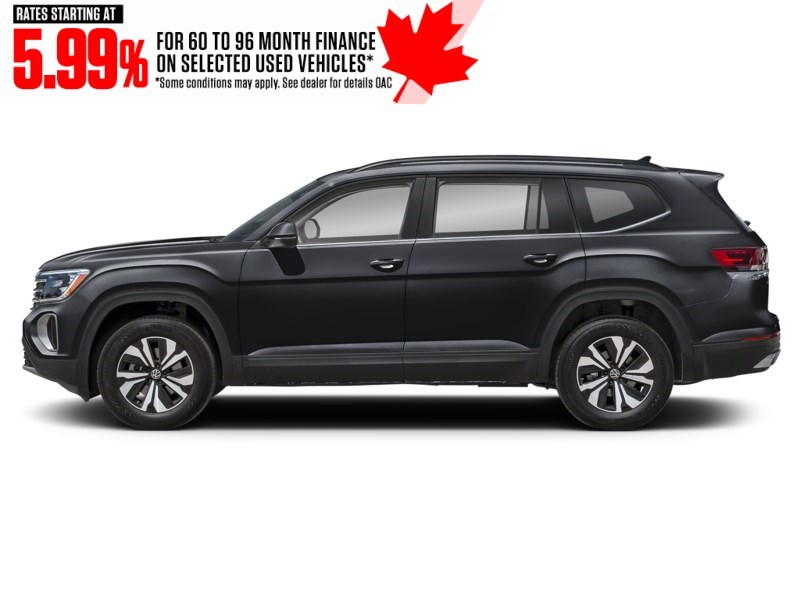 2024 Volkswagen Atlas Comfortline 2.0 TSI 4MOTION Deep Black Pearl  Shot 11