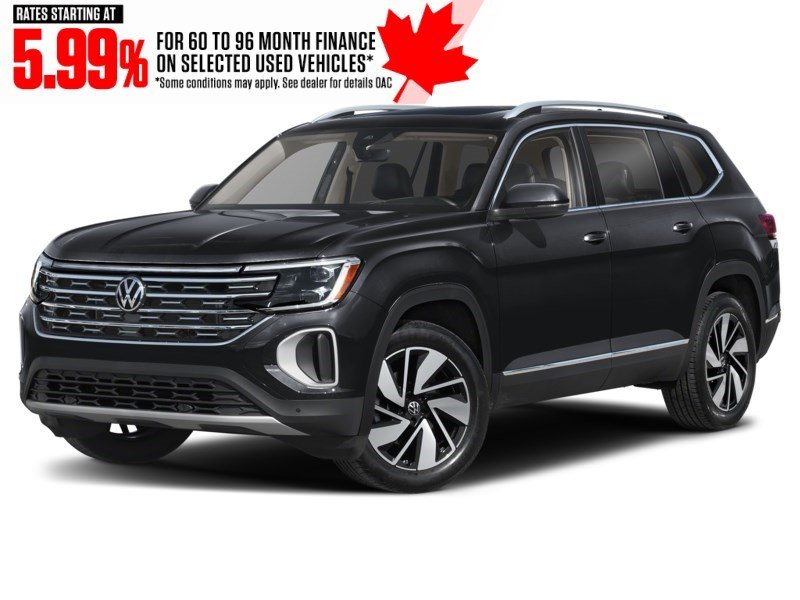 2024 Volkswagen Atlas Highline 2.0 TSI 4MOTION Deep Black Pearl  Shot 4
