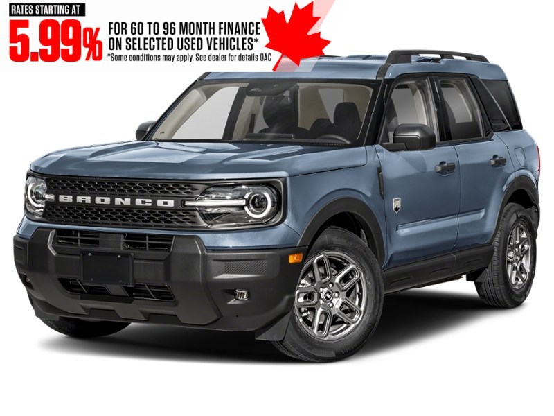2025 Ford Bronco Sport Big Bend 4x4 Azure Grey Metallic Tri-Coat  Shot 1