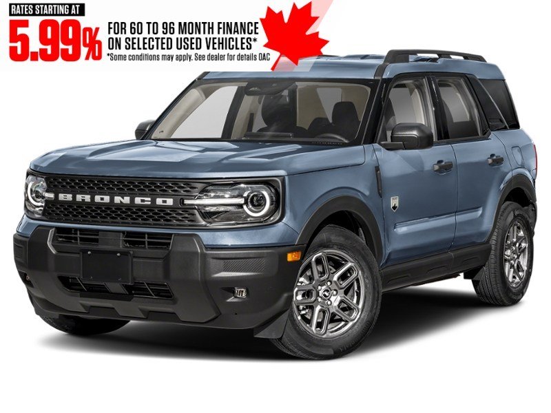 2025 Ford Bronco Sport Big Bend 4x4 Azure Grey Metallic Tri-Coat  Shot 1