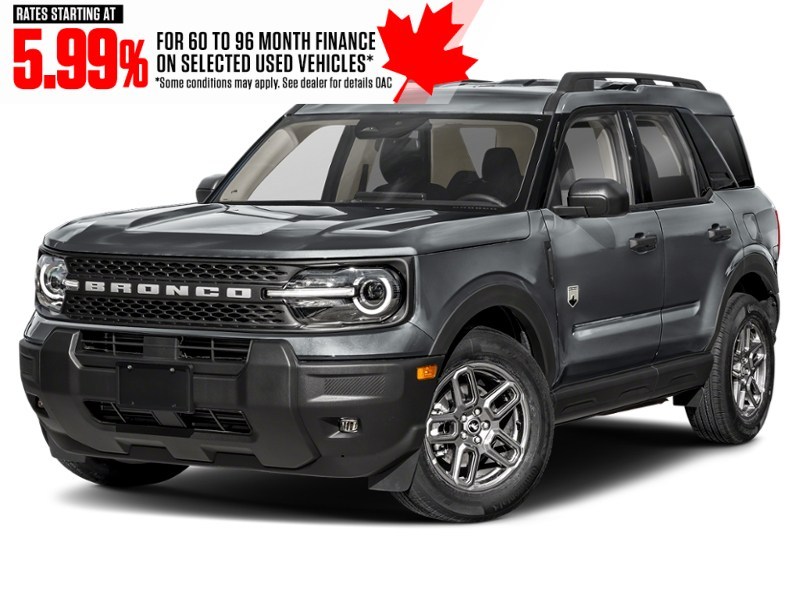 2025 Ford Bronco Sport Big Bend 4x4 Carbonized Grey Metallic  Shot 2