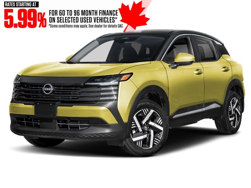2026 Nissan Kicks SV AWD Yuzu Yellow Metallic/Super Black  Shot 16