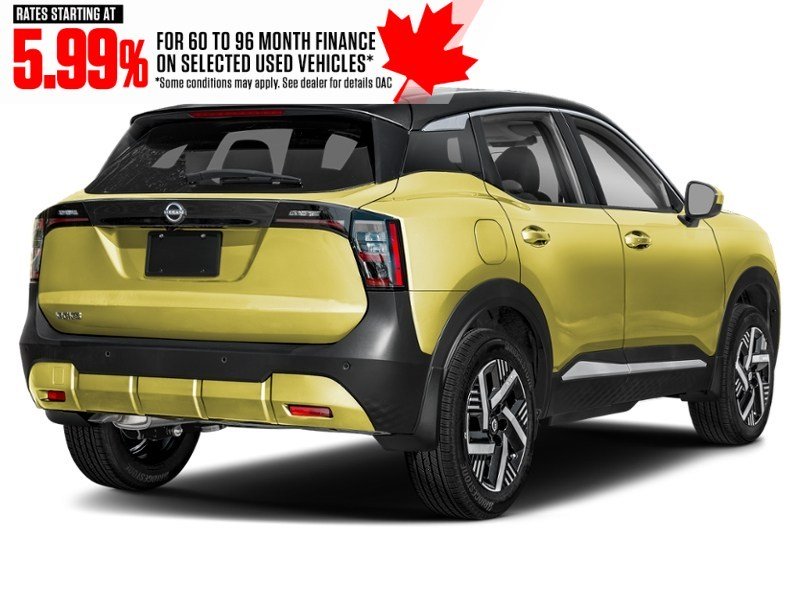 2026 Nissan Kicks SV AWD Yuzu Yellow Metallic/Super Black  Shot 18