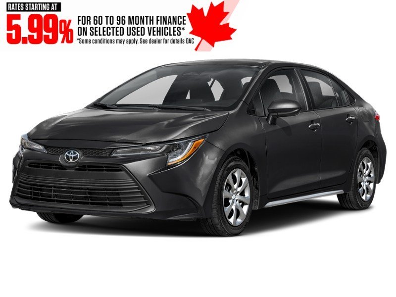 2026 Toyota Corolla LE CVT Midnight Black Metallic  Shot 4