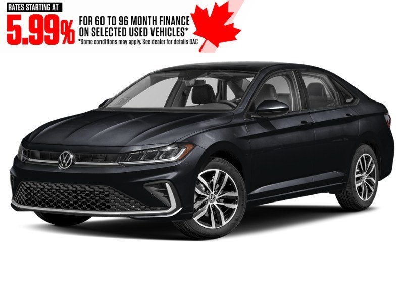 2026 Volkswagen Jetta Comfortline Auto Deep Black Pearl  Shot 1