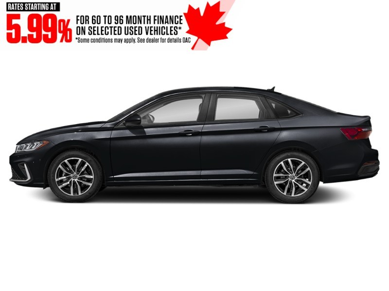 2026 Volkswagen Jetta Comfortline Auto Deep Black Pearl  Shot 3