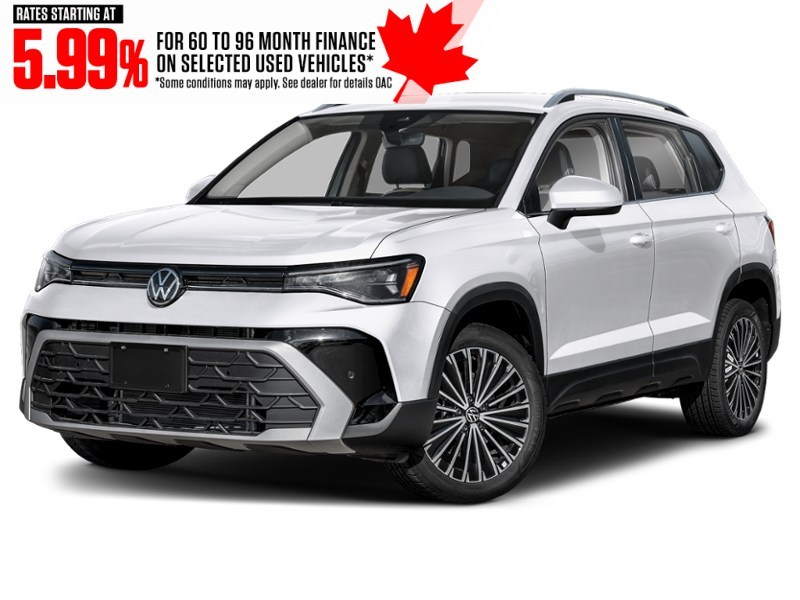 2026 Volkswagen Taos Comfortline 4MOTION Pure White  Shot 4