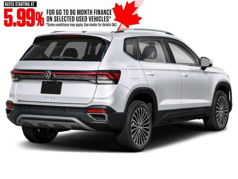 2026 Volkswagen Taos Comfortline 4MOTION Pure White  Shot 2